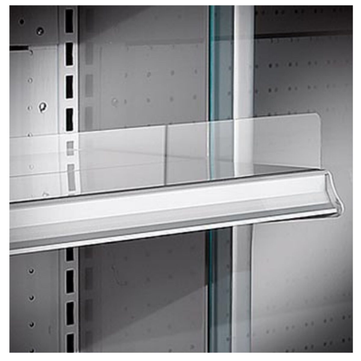 Espositore murale - Versione con ripiano inclinabile - Lunghezza 1100 mm - immagine 4