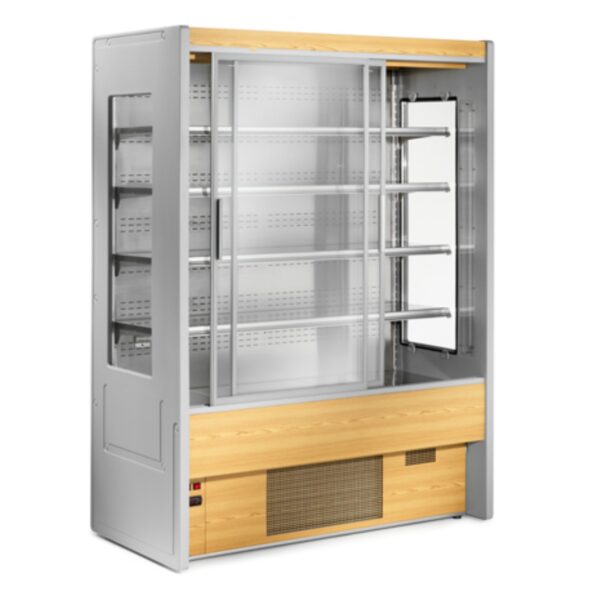 Espositore murale - Versione con porte scorrevoli - Lunghezza 1900 mm