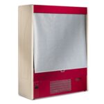 Espositore murale - Con ripiano inclinabile - Lunghezza 1100 mm - immagine 4