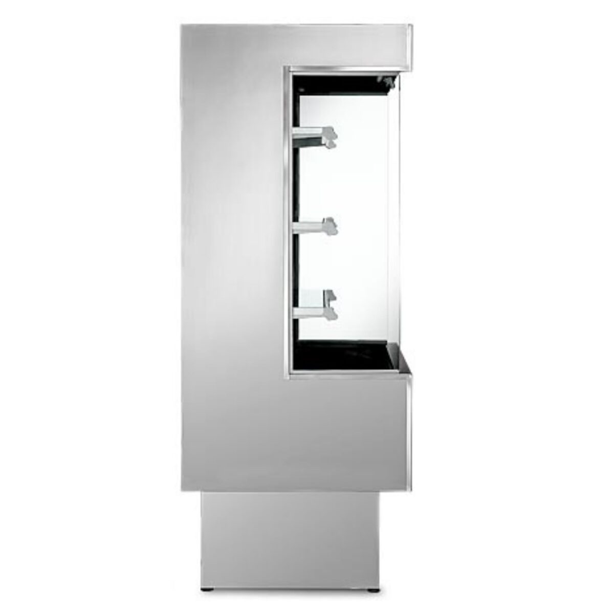 Espositore murale - Versione con ripiano inclinabile - Lunghezza 800 mm - immagine 2