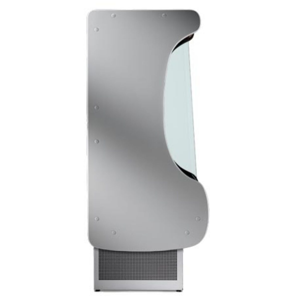Espositore murale - Con ripiano inclinabile e porte scorrevoli - Lunghezza 1100 mm - immagine 4