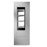 Espositore murale - Versione senza porte con ripiano inclinabile - Lunghezza 1900 mm - immagine 3