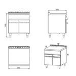 Elemento neutro 800x900x900mm - immagine 2