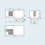 Motore Monoblocco a Soffitto Ermetico per Cella TN (-5°C / +10°C) - Volume 11,7 m³ - immagine 2