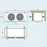 Motore Remoto Trifase per Cella TN (-5/+5°C) - Volume 83 m³ - immagine 3