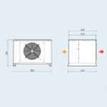 Motore Remoto Trifase per Cella TN (-5/+5°C) - Volume 56 m³ - immagine 4