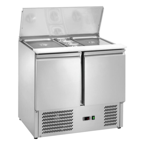 Saladette refrigerata statica GN1/1 Temperatura +2 ÷ +8°C mm 900x700x876h