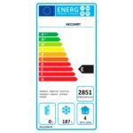 Banco refrigerato ventilato GN1/1 Temperatura -18 ÷ -22°C mm 1360x700x850h - immagine 2