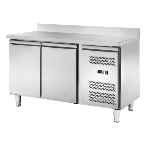 Banco refrigerato ventilato GN1/1 con alzatina Temperatura -2 ÷ +8°C mm 1360x700x950h