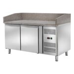 Banco pizza refrigerato ventilato Temperatura -2 ÷ +8°C mm 1510x800x1050h