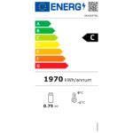 Banco refrigerato ventilato GN1/1 con porte a vetri e alzatina Temperatura -2 ÷ +8°C mm 2230x700x950h - immagine 3