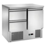 Saladette refrigerata statica con cassetti Temperatura +2 ÷ +8°C mm 900x700x850h