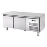 Banco refrigerato ventilato GN1/1 h=650 Temperatura -2 ÷ +8°C mm 1360x700x650h