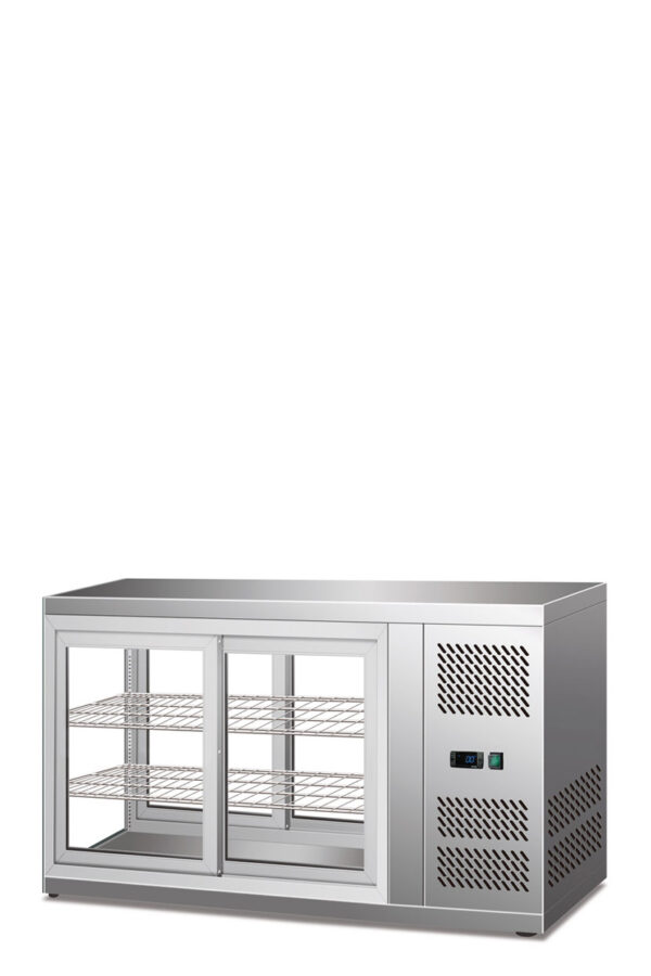 Frigo sopra banco 3 lati vetro +3 °C / +8 °C