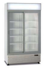 Frigo bibite doppia porta scorrevole ventilato. 0 °C / +10 °C