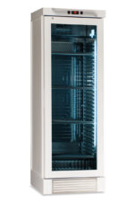Frigo vini statico con ventola on/off rivestito in frassino sbiancato +4 °C / +18 °C