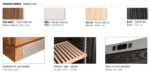 Frigo vini statico con ventola on/off rivestito in frassino nero +4 °C / +18 °C - immagine 2