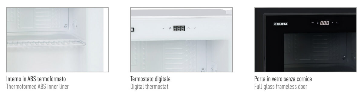 Frigo bibite sopra banco statico con agitatore +2 °C / +10 °C - immagine 2