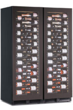Frigo vini doppia porta 2 zone di temperatura, ventilato +2 °C / +20 °C