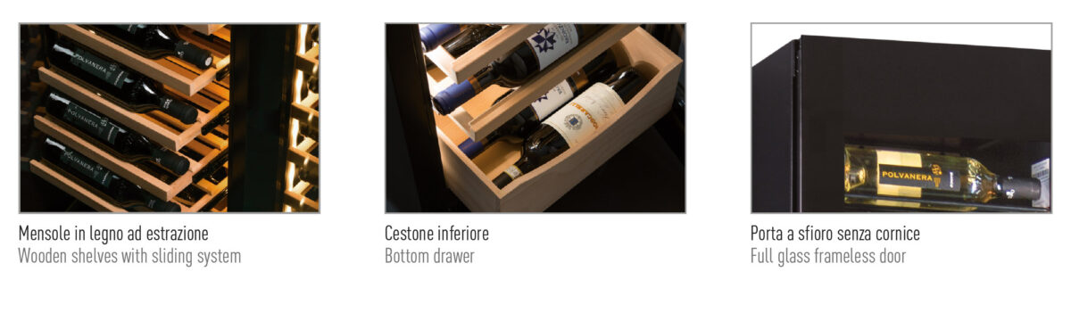 Frigo vini ventilato +2 °C / +20 °C - immagine 2