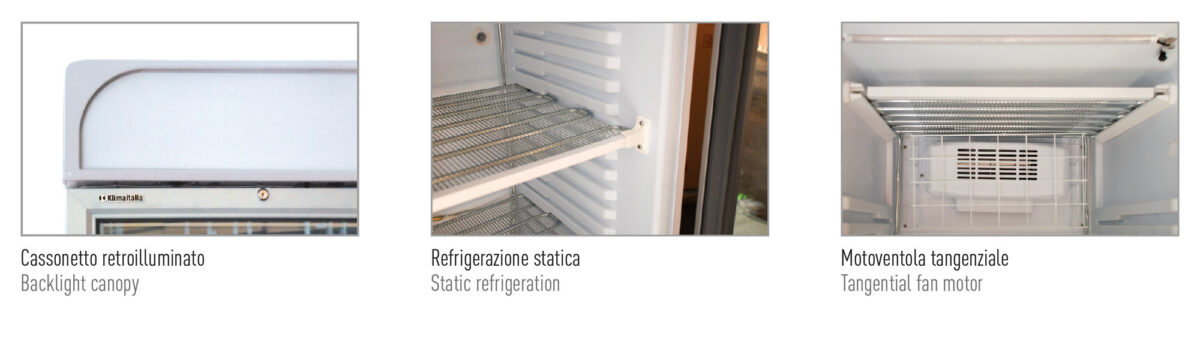Freezer verticale statico con agitatore -24 °C / -18 °C - immagine 2