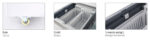 Frigo/Congelatore statico a pozzo vetro piatto scorrevole 0 °C / +10 °C | -18 °C / 0 °C - immagine 2