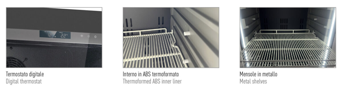 Frigo vetrina bibite ventilata 0 °C / +20 °C - immagine 2