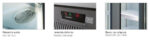 Armadio murale doppia porta ventilato. Temperatura normale +1 °C / +10 °C - immagine 2