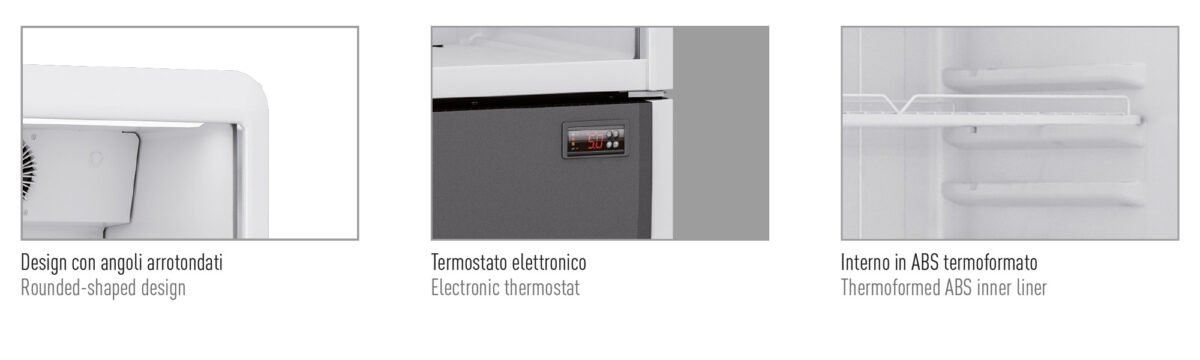 Frigo vetrina bibite ventilata +1 °C / +10 °C - immagine 2