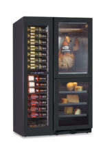 Frigo vini ventilato doppia zona di temperatura + Armadio per conservazione di salumi e formaggi. +2 °C / +20 °C