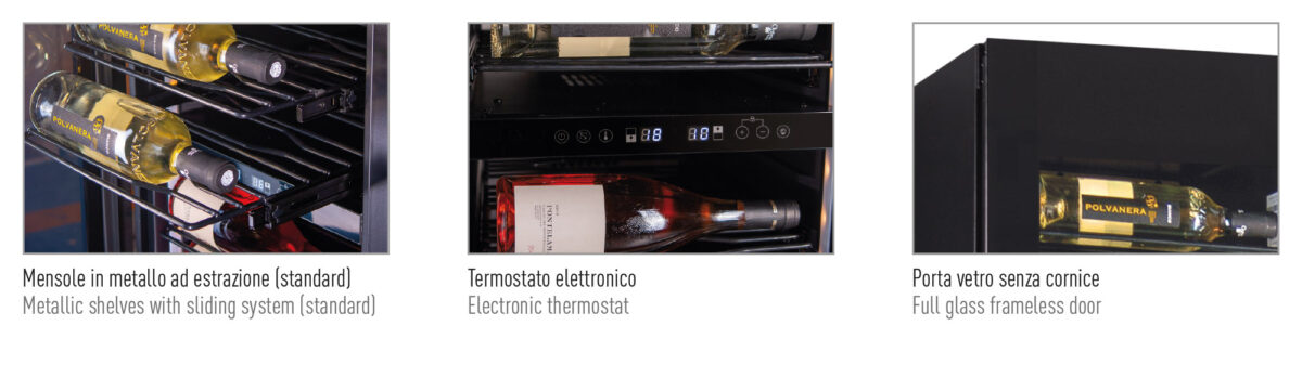 Frigo vini ventilato +2 °C / +20 °C - immagine 2