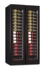 Frigo vini doppia porta 2 zone di temperatura, ventilato +2 °C / +20 °C