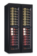 Frigo vini doppia porta 2 zone di temperatura, ventilato +2 °C / +20 °C
