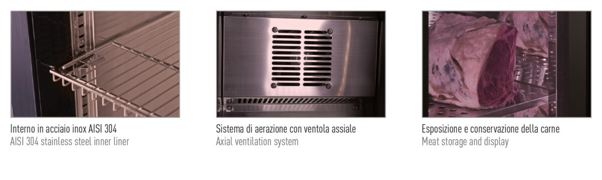 Frigo vetrina per conservazione ed esposizione carne 0 °C / +4 °C - immagine 2