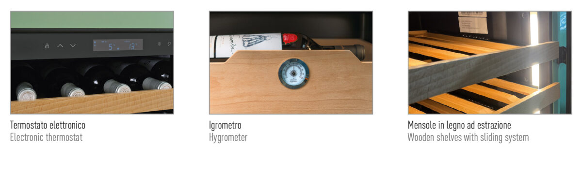 Frigo vini ventilato +2 °C / +20 °C - immagine 2