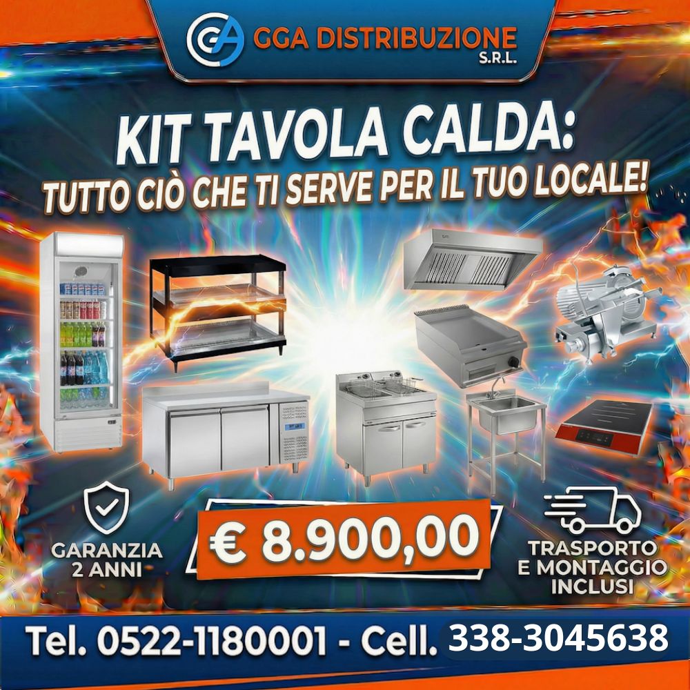 4 fuochi con forno (14) Kit Apertura Tavola Calda - immagine 1