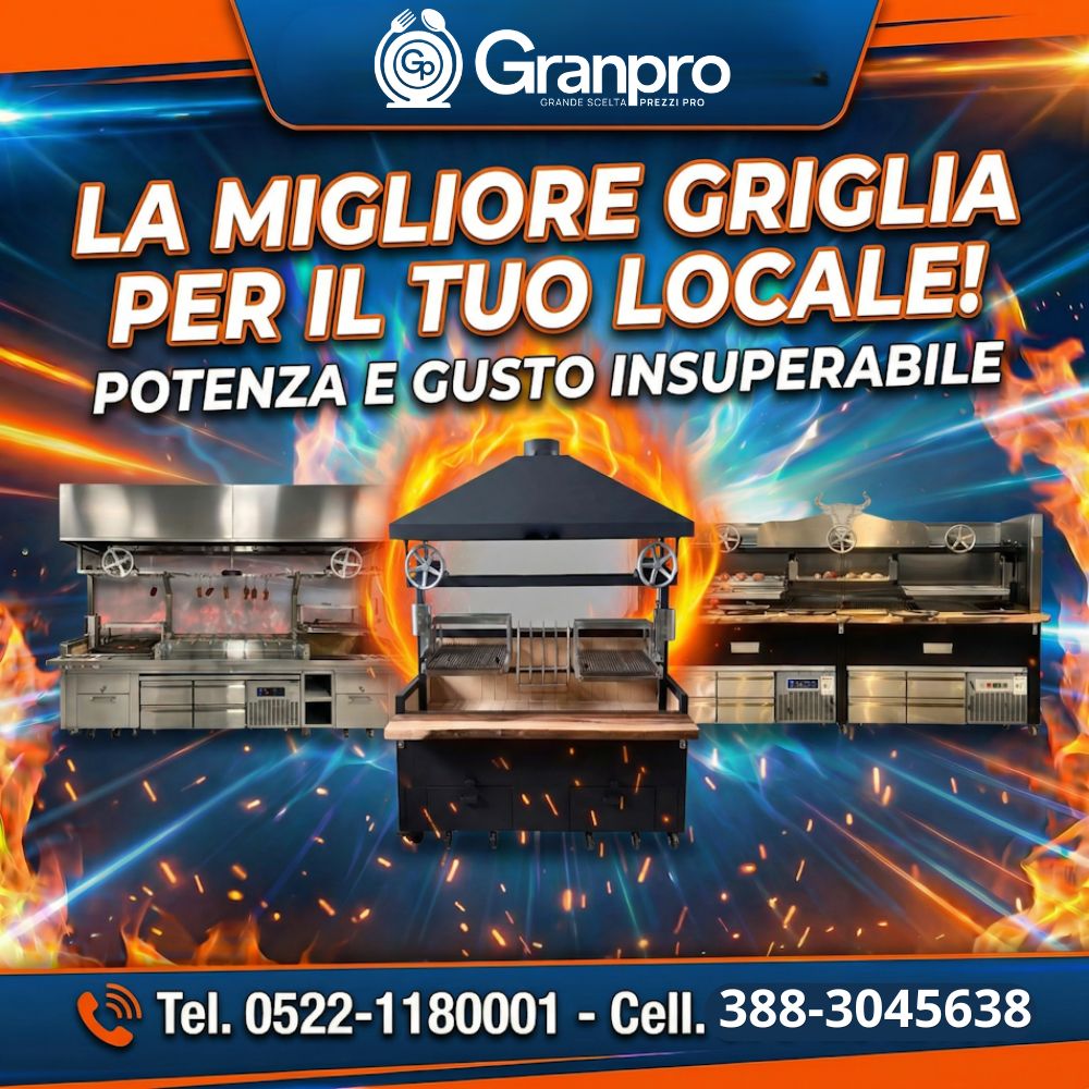 4 fuochi con forno (10) GRIGLIE A CARBONI PROFESSIONALI TEL : 0522-1180001 CELL : 388-3045638 - immagine 1