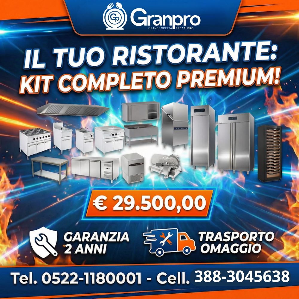 4 fuochi con forno (11) KIT APERTURA RISTORANTE TEL : 0522-1180001 CELL : 388-3045638 - immagine 1